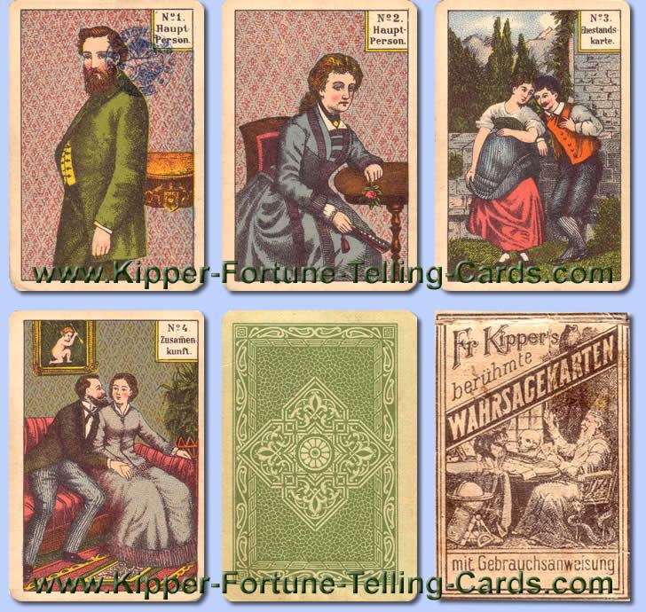 Antique Kipper Cards, Yes No Oracle, Cards Meanings, Spreads and ...